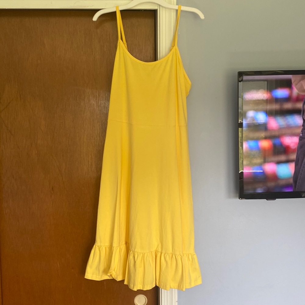 Yellow summer dress